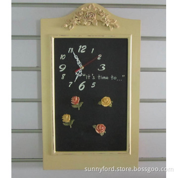 Wooden Wall Clock Decoration (SFW1504)